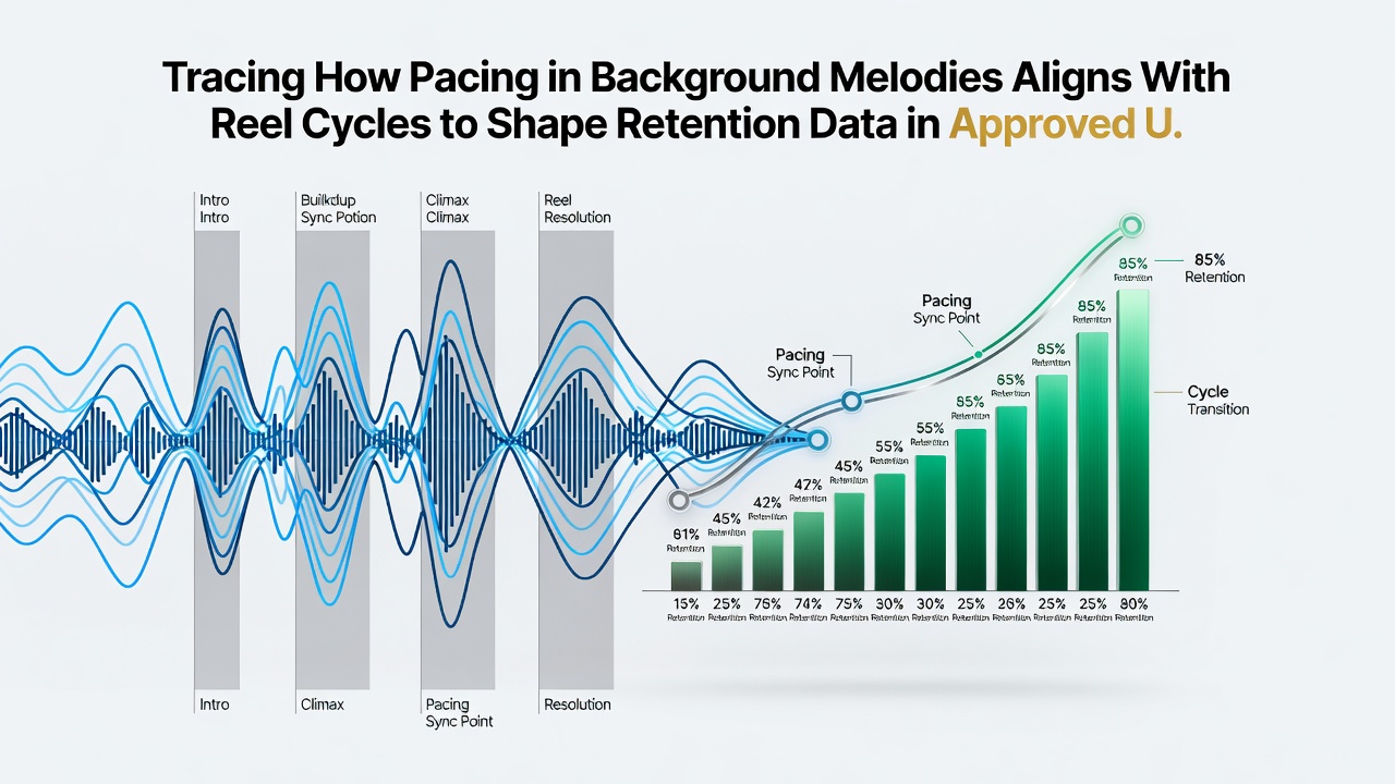 Visual representation of background melody waveforms synchronized with digital slot reel animations in a licensed gaming interface